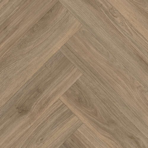 Celestial Vinyl Flooring Herringbone Brown