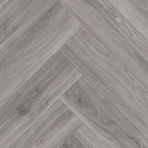 Celestial Vinyl Flooring Herringbone Dark Grey